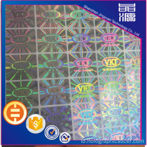 3d Hologramm Silk-Print Label